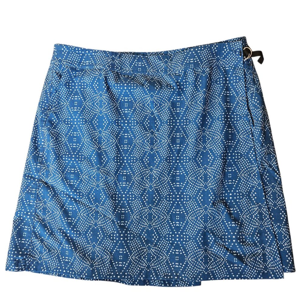 Ripskirt Hawaii Blue Length 2 SZ Large Adjustable Wrap Geometric Beach Cruise
